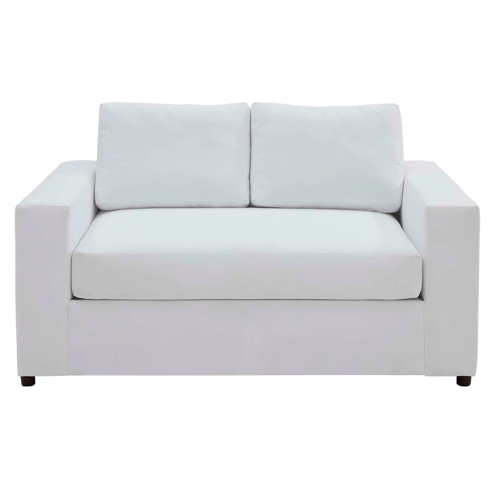 Avendale Velvet Loveseat – Made in the USA With Bench Seat Cushion by Modway
