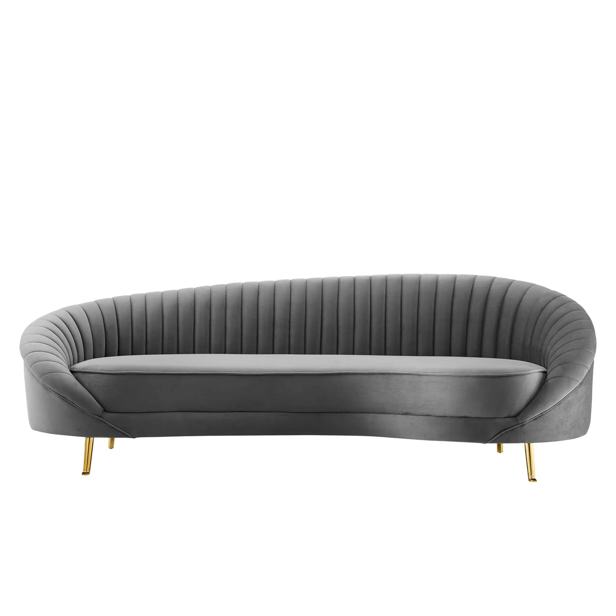 Camber Channel Tufted Performance Velvet Sofa by Modway