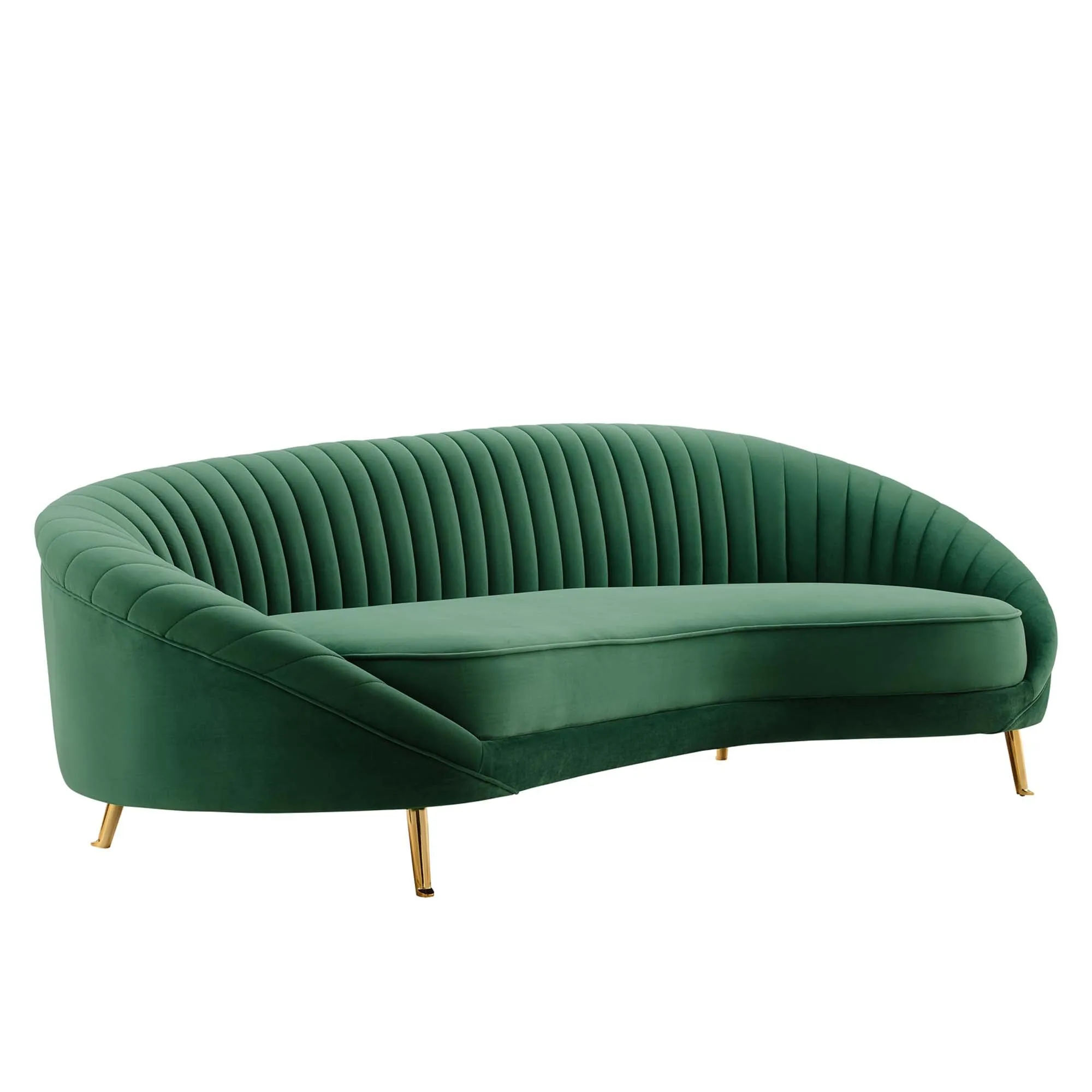 Camber Channel Tufted Performance Velvet Sofa by Modway