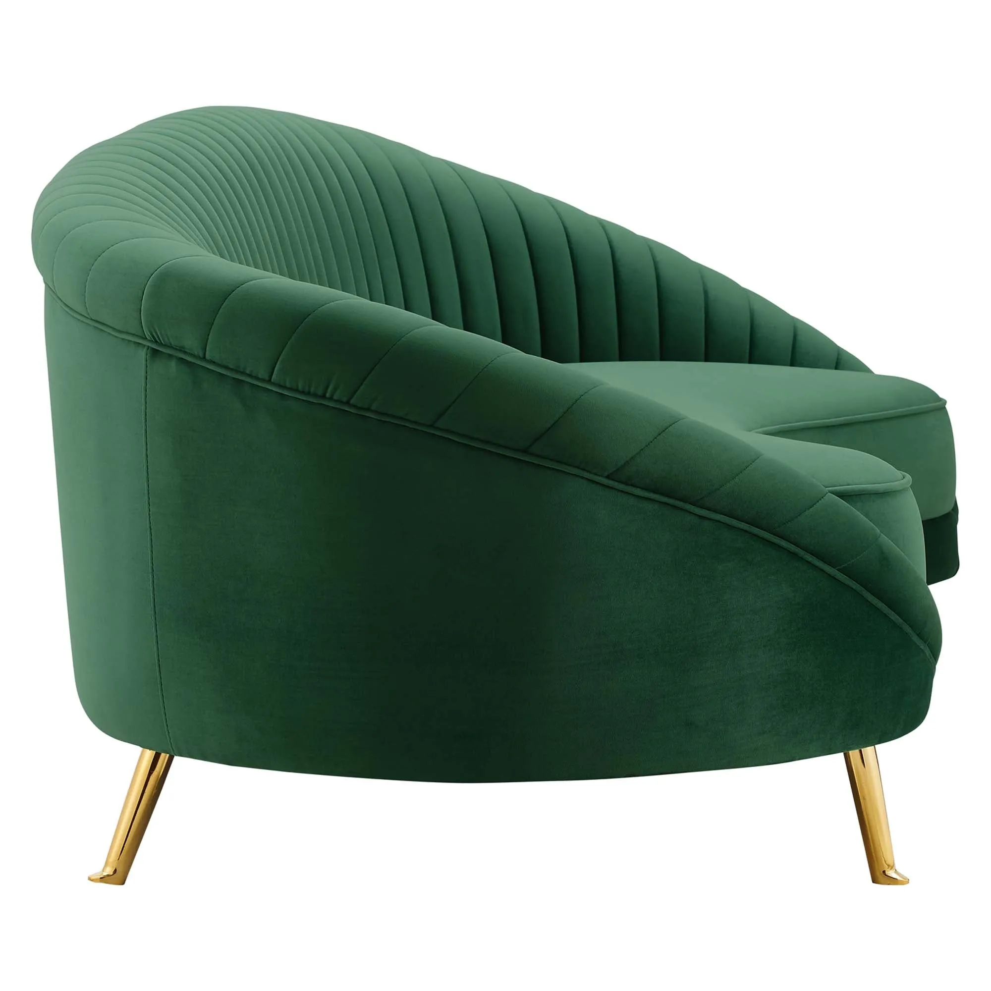 Camber Channel Tufted Performance Velvet Sofa by Modway