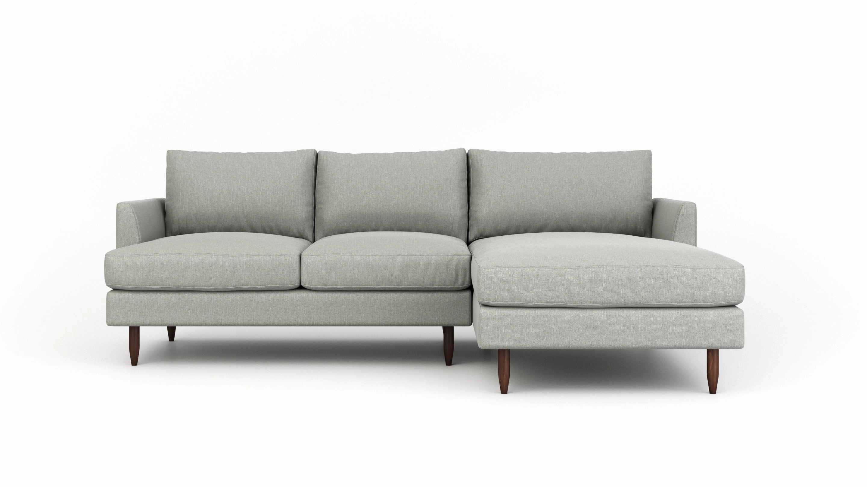 Crowd Pleaser Sofa With Chaise (110",Chaise 37" x 63",Chaise On Right)