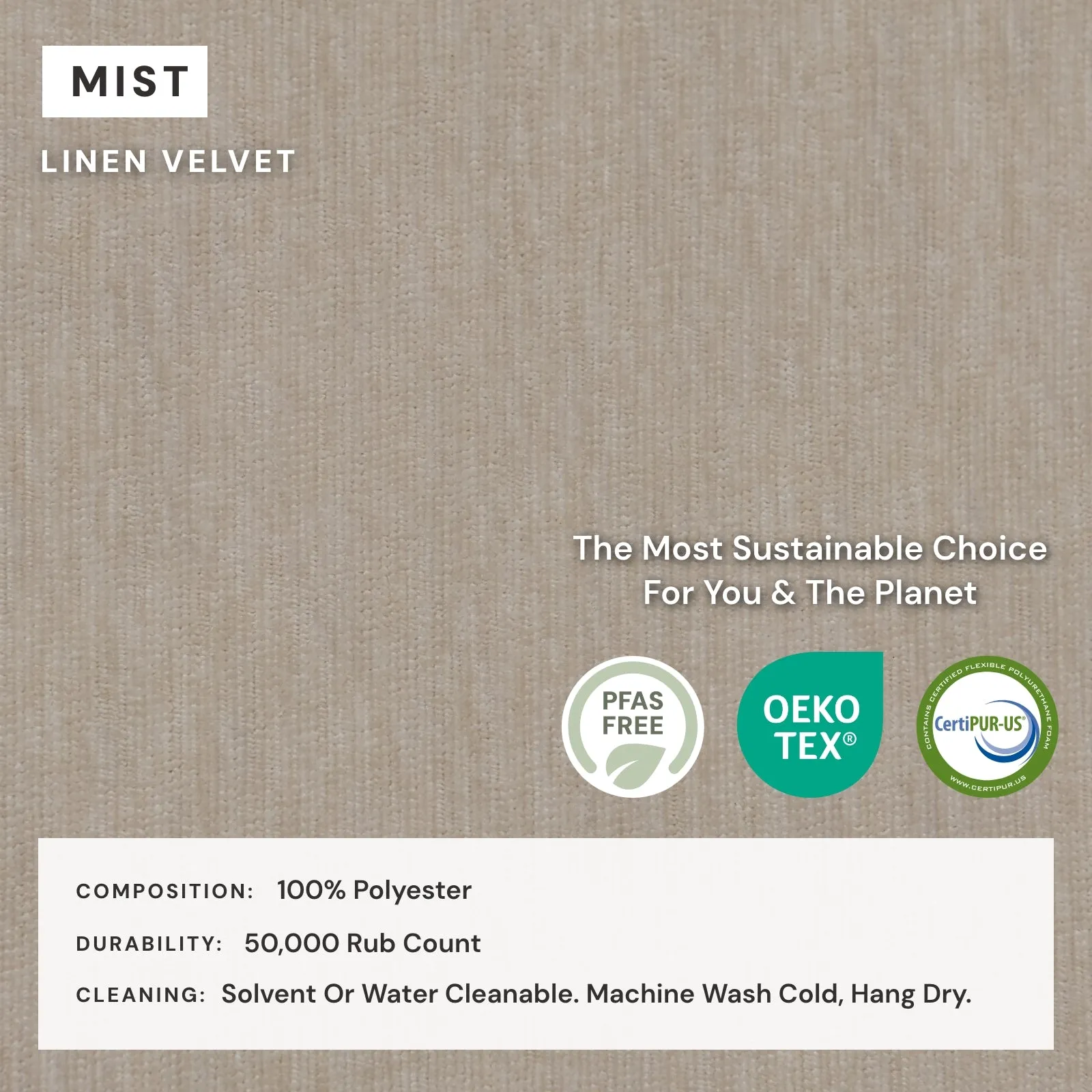 Elevate Comfort Layer for 6-Seater Open-Ends U-Sectional in Mist