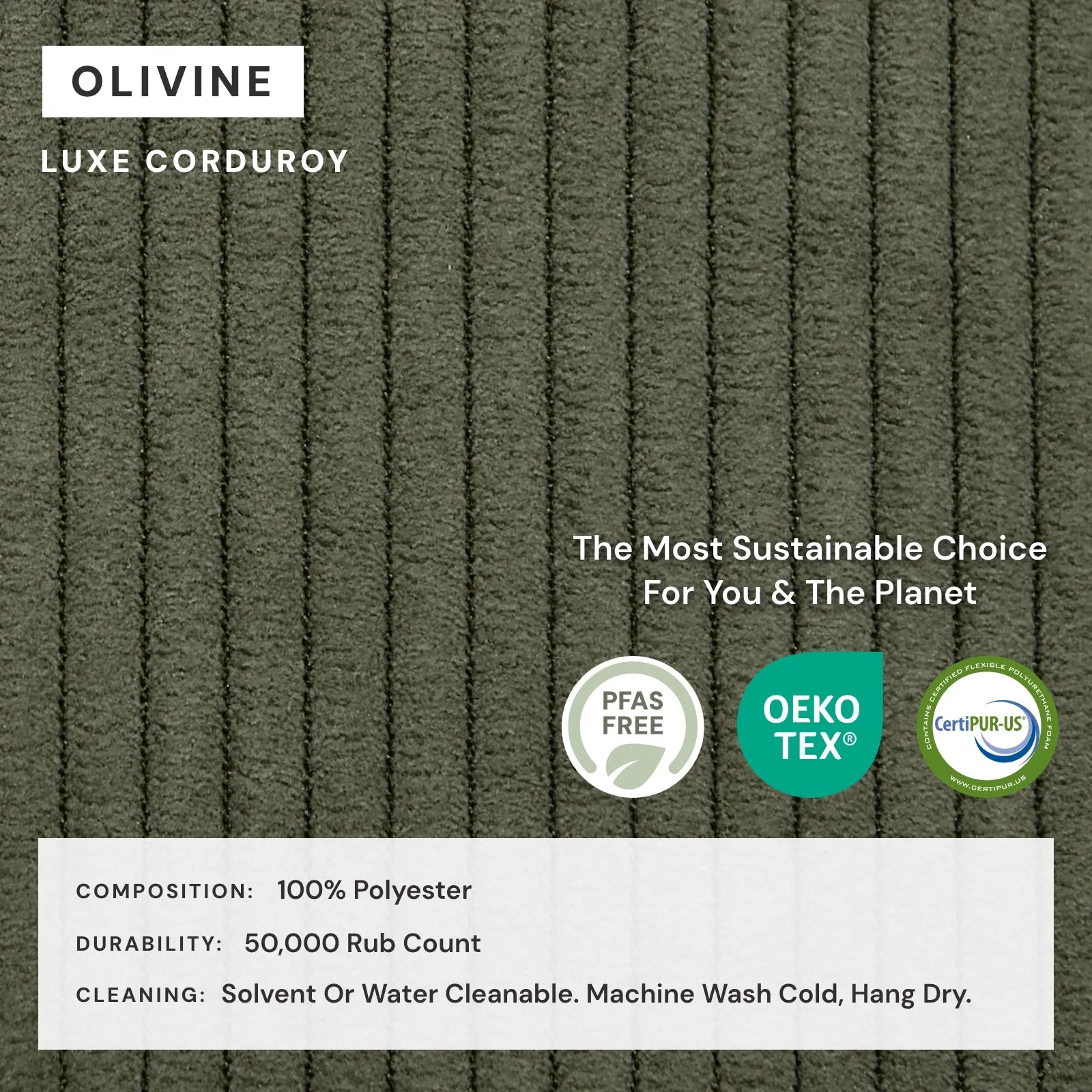 Elevate Comfort Layer for 8-Seater Open-Ends U-Sectional in Olivine