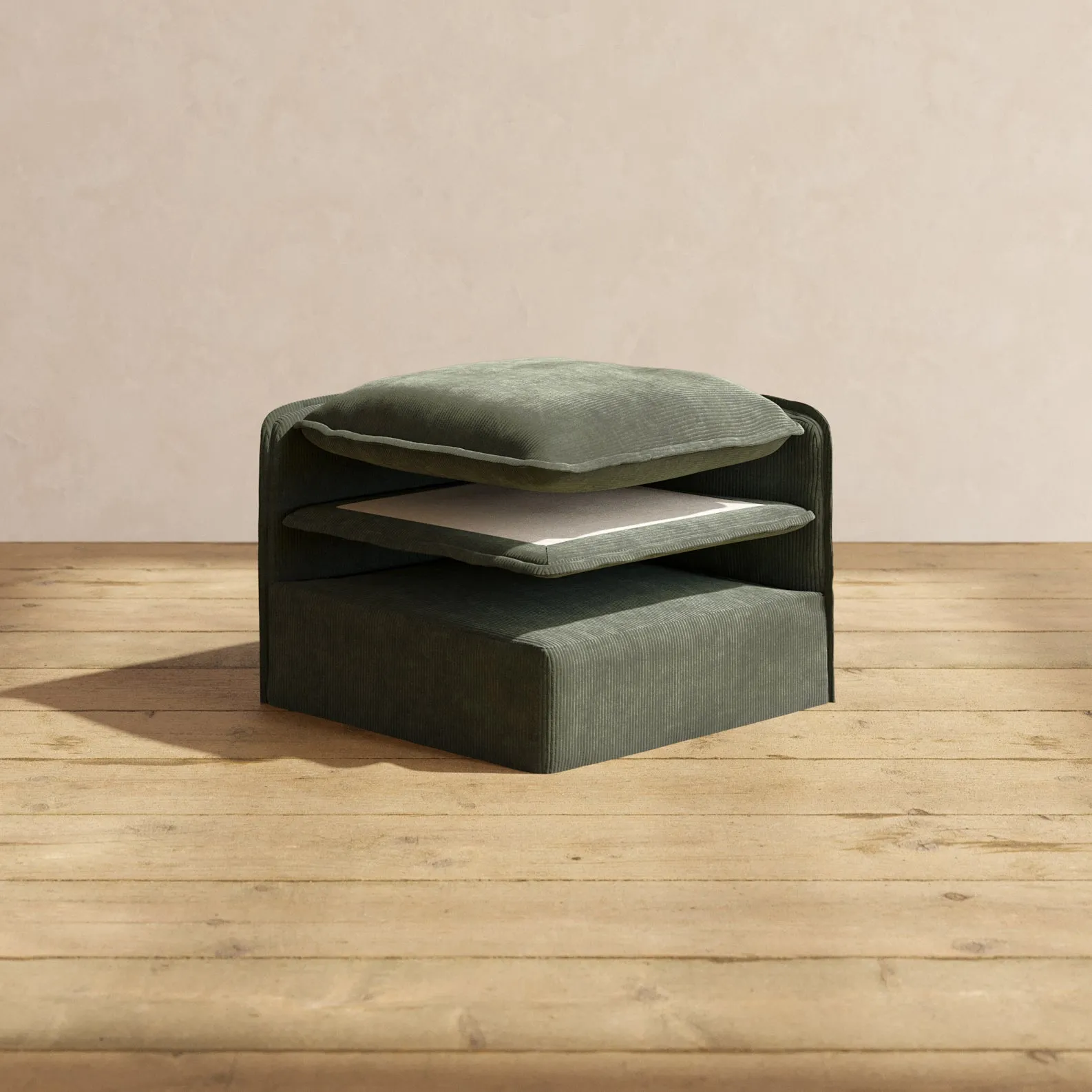 Elevate Comfort Layer for 8-Seater Open-Ends U-Sectional in Olivine