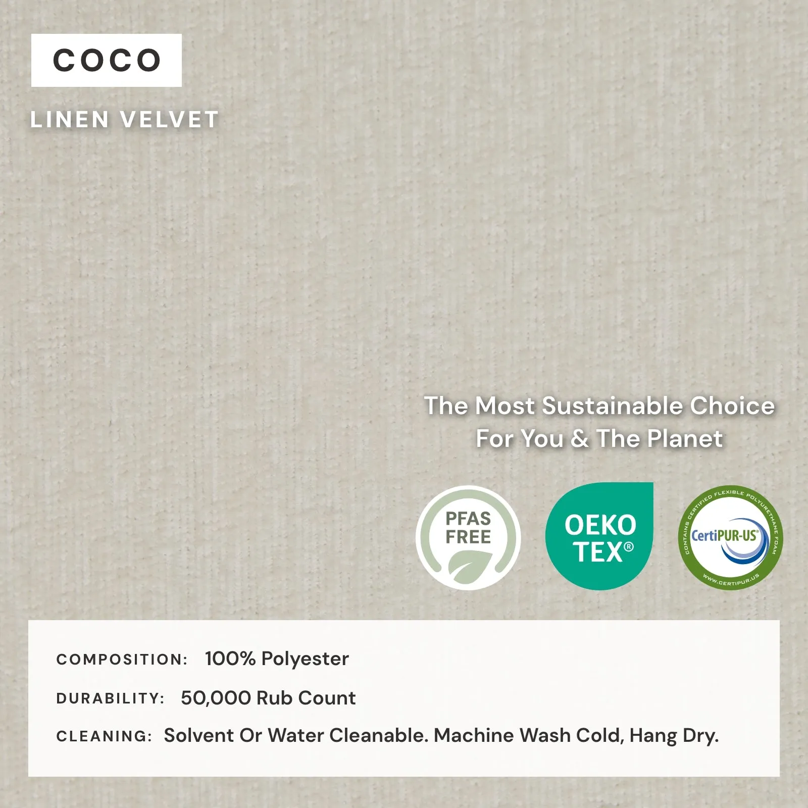Elevate Comfort Layer for 8-Seater U-Sectional in Coco