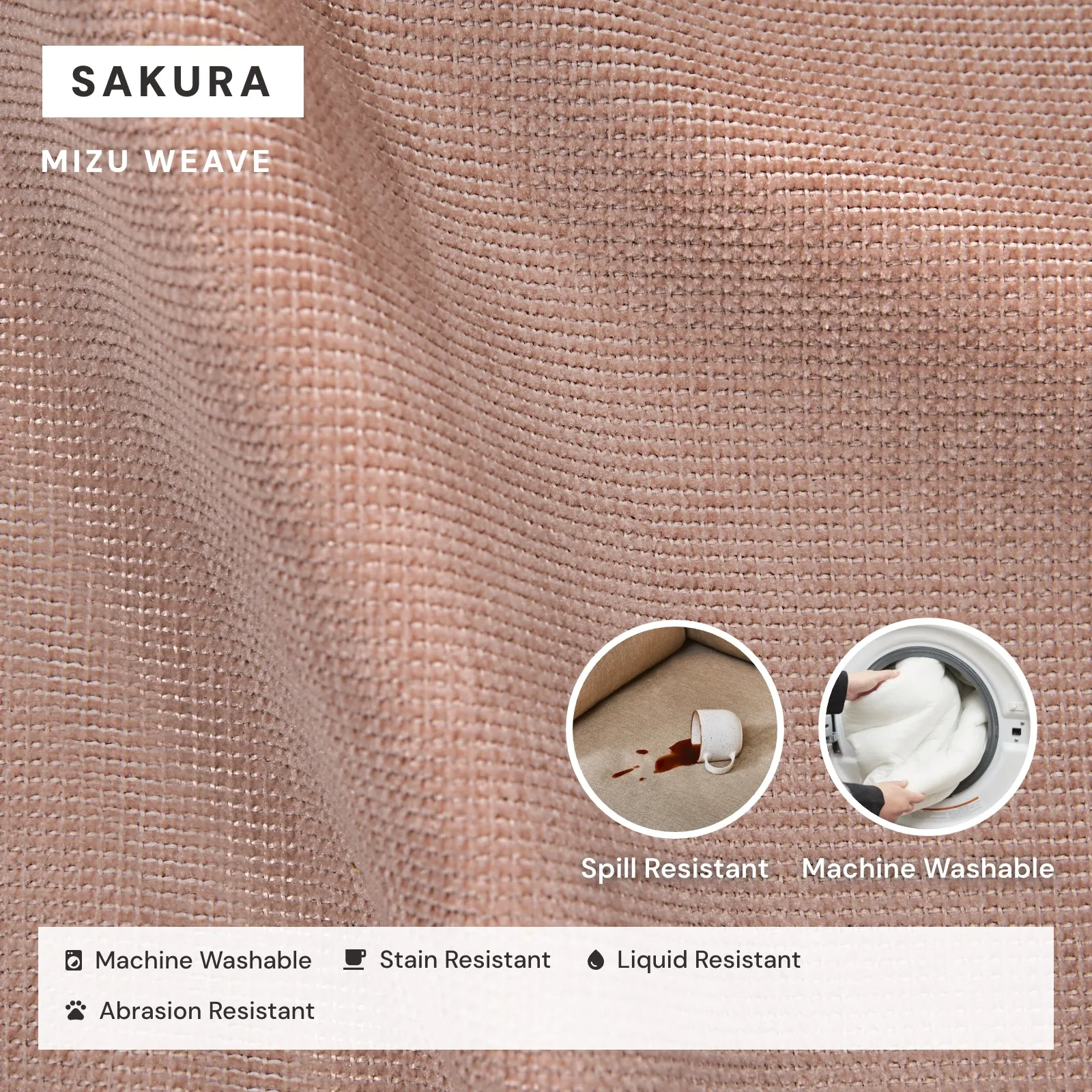 Elevate Comfort Layer for 9-Seater Open-Ends U-Sectional in Sakura