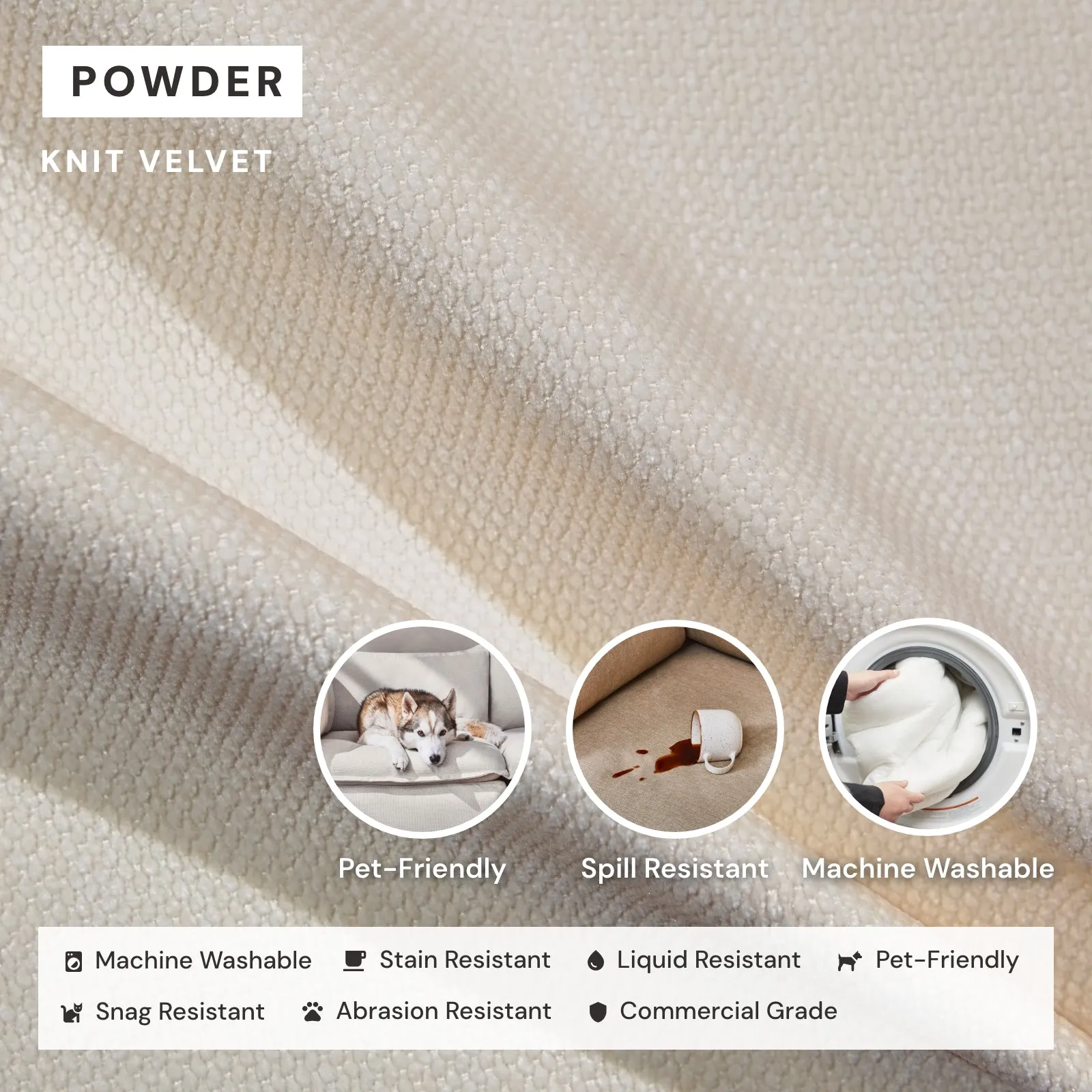 Elevate Comfort Layer for Modular Unit in Powder