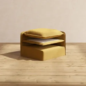 Elevate Comfort Layer Set for 2-Seater Sofa   Armchair Set | Luxury Velvet in Toffee