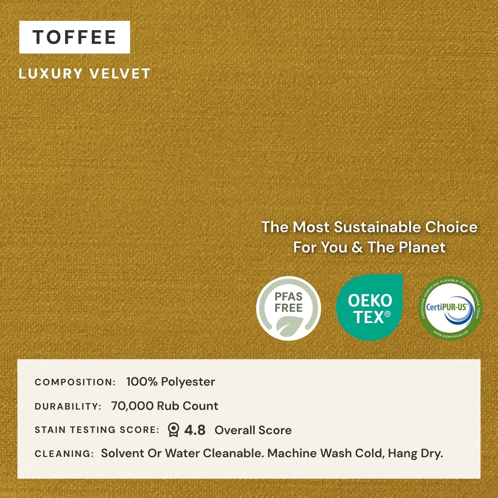 Elevate Comfort Layer Set for 6-Seater Open-Ends U-Sectional | Luxury Velvet in Toffee