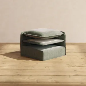 Elevate Comfort Layer Set for Armless Chair | Heirloom Velvet in Willow