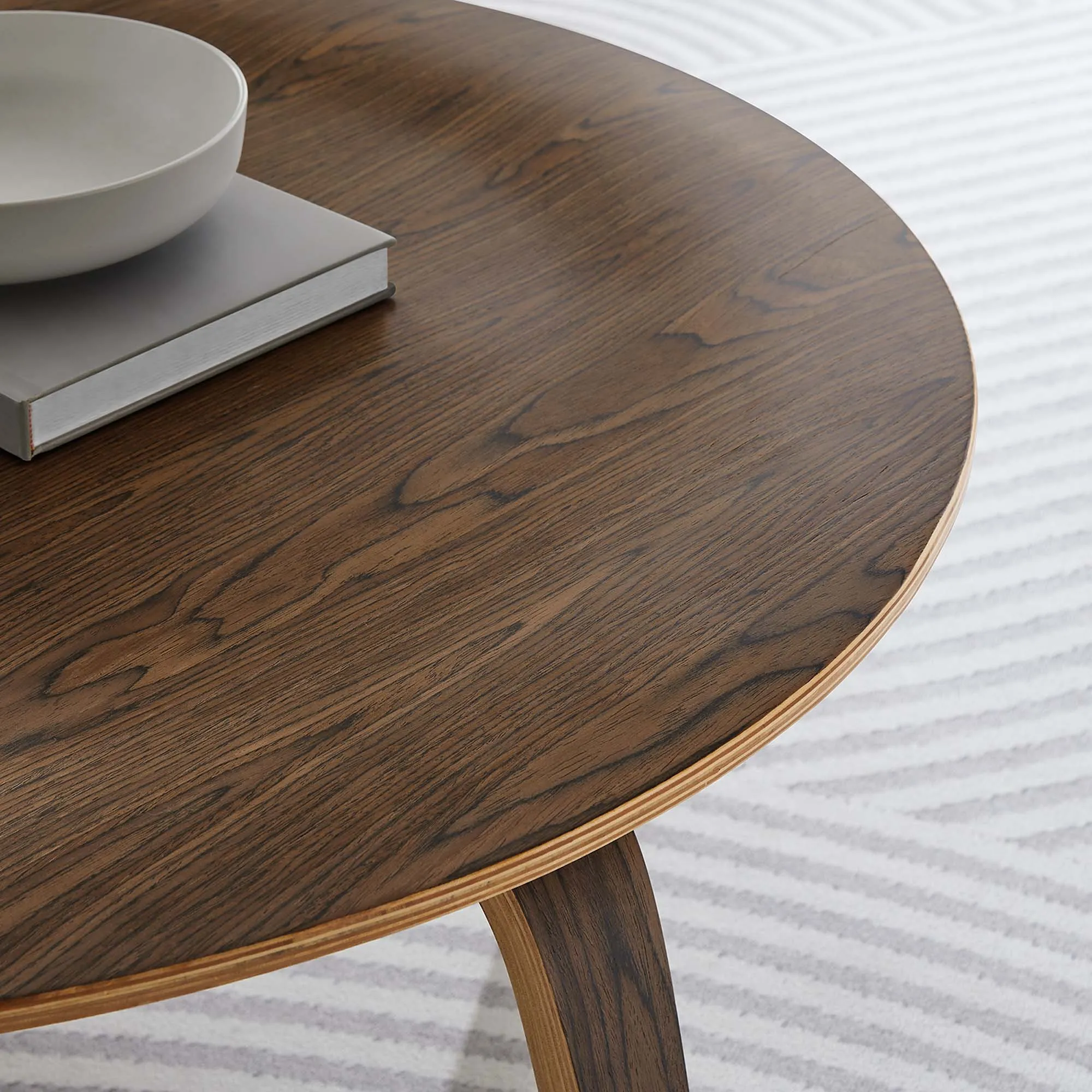 Plywood Coffee Table by Modway