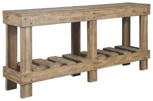 Susandeer Brown Console Sofa Table