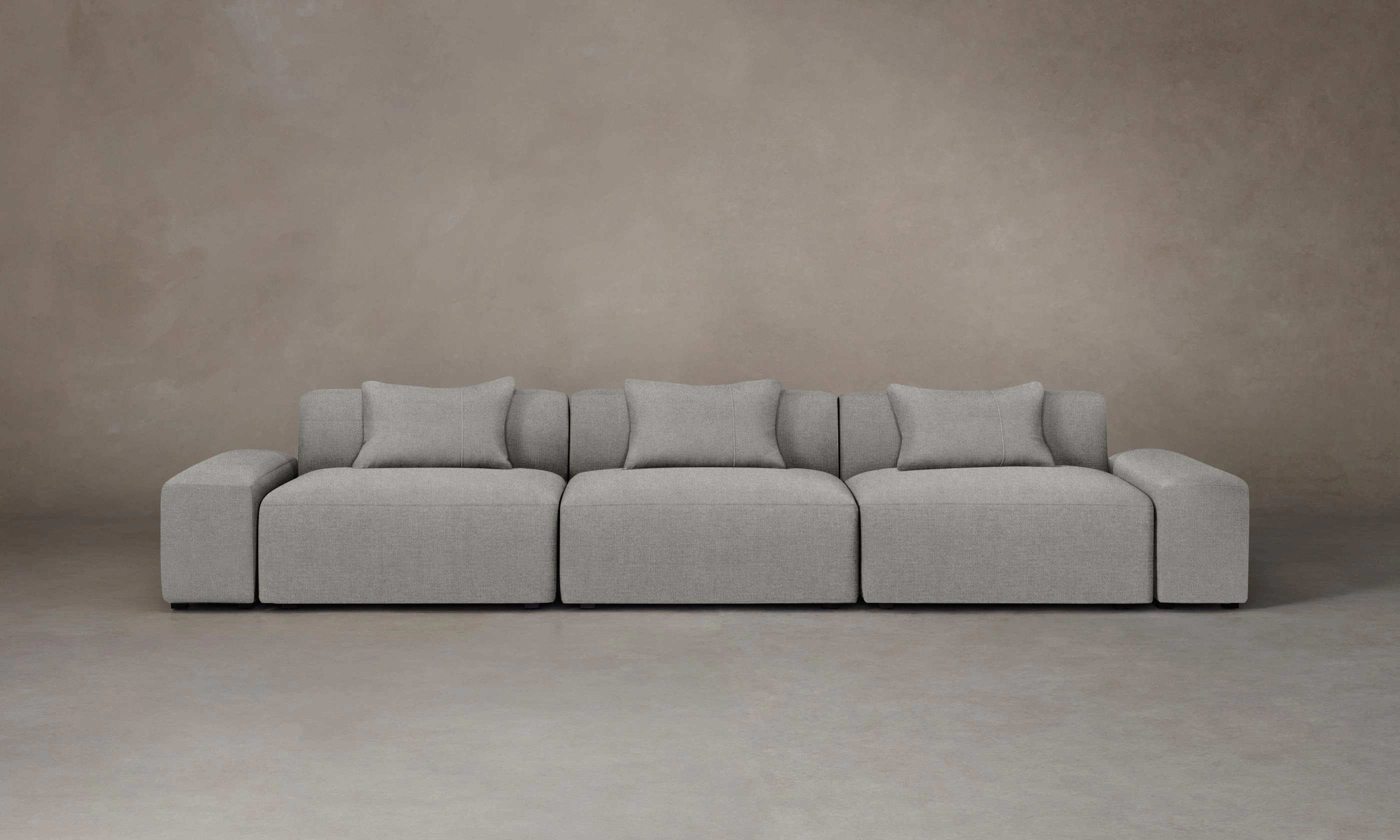 The Breuer Modular Sectional - Merino Heather Grey