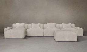 The Breuer Modular Sectional - Nubuck Leather Sail