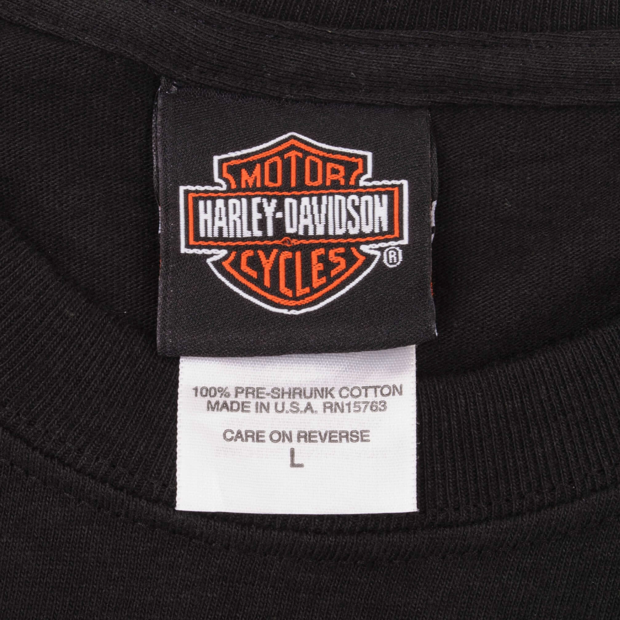 VINTAGE HARLEY DAVIDSON EAGLE TEXAS TEE SHIRT 2005 LARGE MADE IN USA