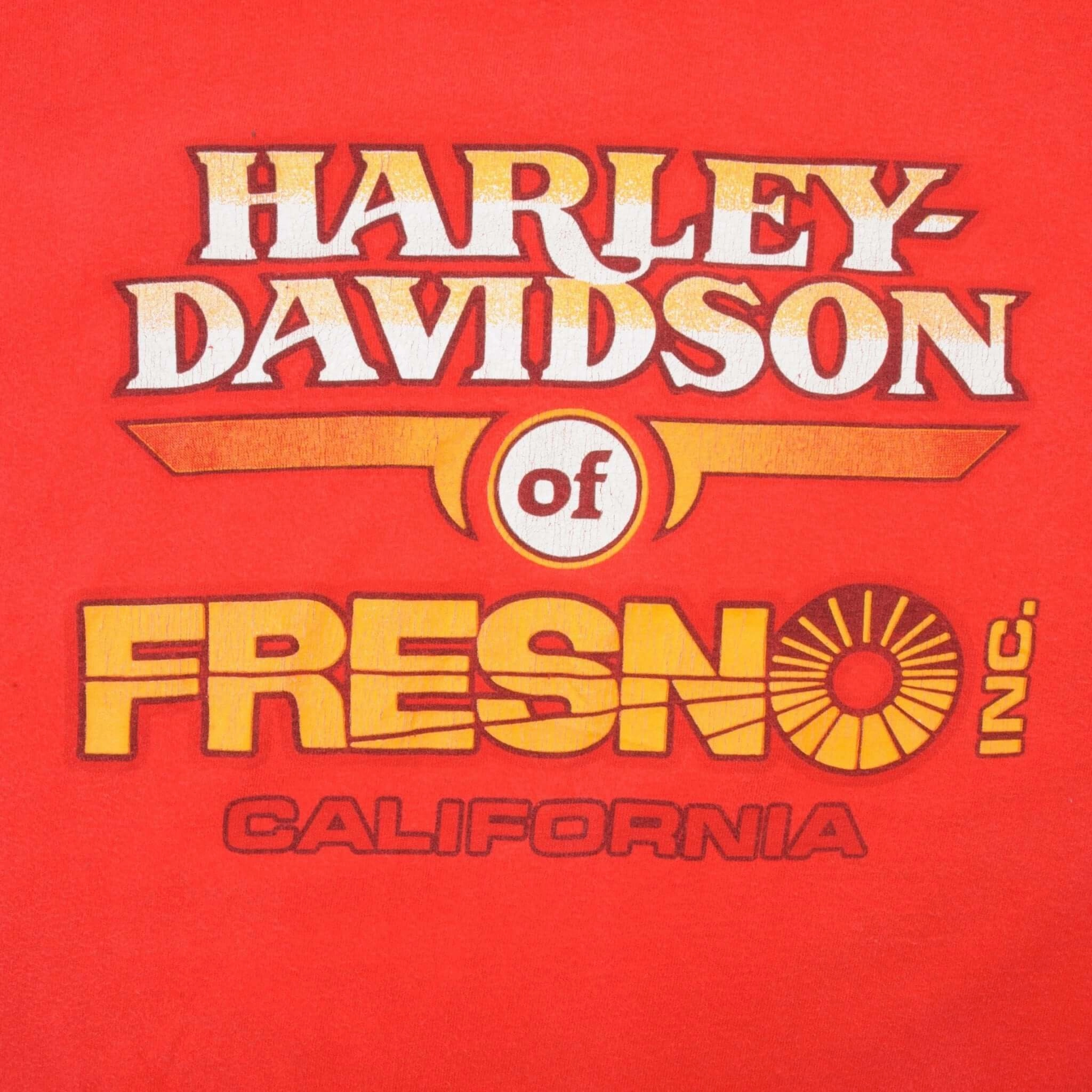VINTAGE HARLEY DAVIDSON NIGHT FLIGHT 1990 TEE SHIRT SIZE LARGE MADE IN USA