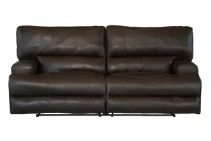 Wembley Chocolate Power Reclining Sofa